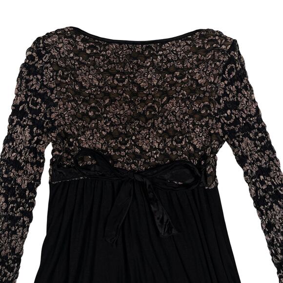 Y2K Ann Ferriday Babydoll Mini Dress Womens One Size Vintage Whimsigoth Goth - Picture 9 of 16